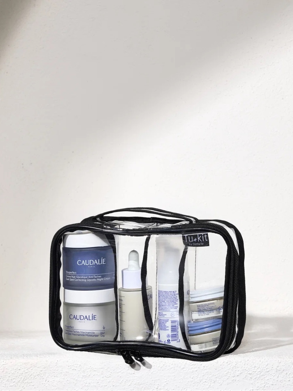 Clear Black Travel Electronics Organizer Bag - Picture 3 of 4